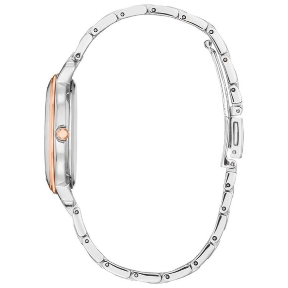 Citizen Eco Drive Women\'s Rose Gold Trim Watch